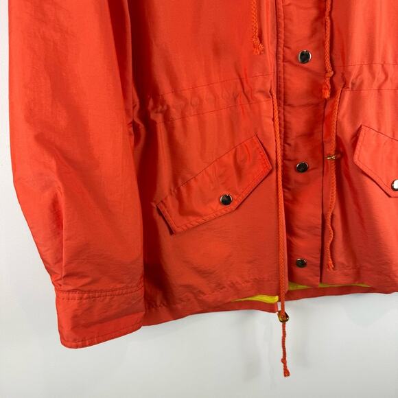 Boston Proper Hooded Vibrant Orange Utility Jacket - Picture 4 of 13
